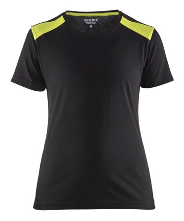 Blåkläder 347910429933XL T-shirt svart/gul Svart/gul, Kläder