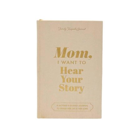 Mor, jeg vil gerne høre din historie Læderindbundet Bogmærke Mor Fortæl Din Livshistorie Journal Minde - Perfekt