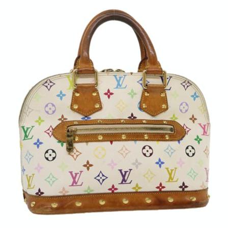 Louis Vuitton Vintage, Pre-owned Bag Wit, Dames, Maat:ONE Size,leer