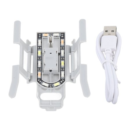 Drone Landingsstel Ben Foldbart Grå 100mAh LED Lys Genopladeligt Udvidet Drone Landingsstel til Mini 3
