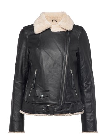 Jofama | Bea Shearling Leather Biker | 38