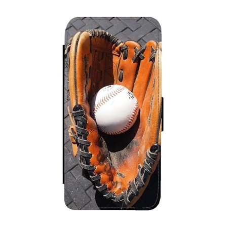 Baseboll iPhone 15 Pro Flip Mobilfodral