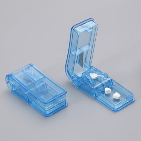 Tabletskærer til at skære og knuse store og små tabletter, t