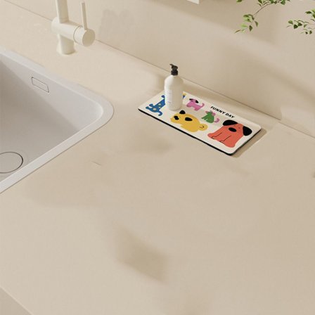 Kran-tømmematte Sklisikker absorberende pute 14X30CMC C