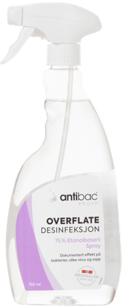 Antibac overflatedesinfeksjon spray 750 ml
