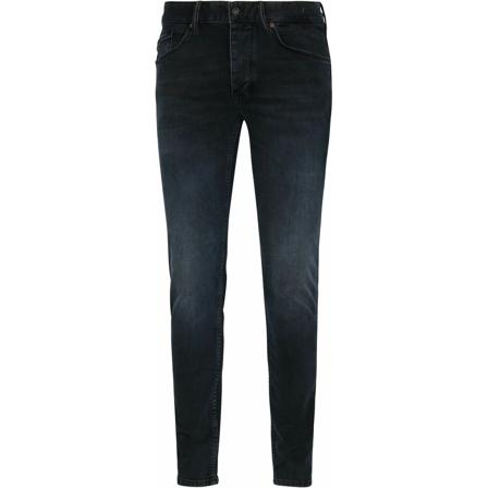 Cast Iron Straight Jeans Sort, Herre, Størrelse: W32 L34
