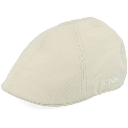Stetson - Beige flatcap Keps - Texas Wr Offwhite Flat Cap @ Hatstore