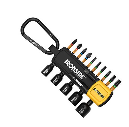 IRONSIDE Kraftbitssett belteklips 17 deler