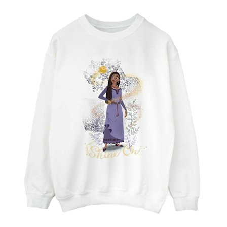 Wish Herr Shine On Asha Stående Sweatshirt XXL Vit