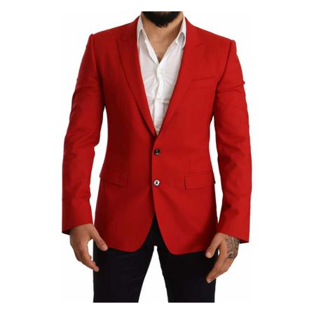 Dolce & Gabbana, Blazers Czerwony, Mężczyzna, Rozmiar: M