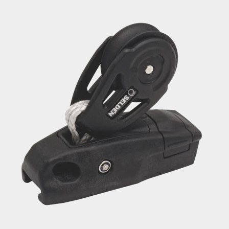 Seldén System 22 - Keelboat Jib Car, Pinstop, Becket, Single Ball Bearing 40 mm Block (442-150-01)