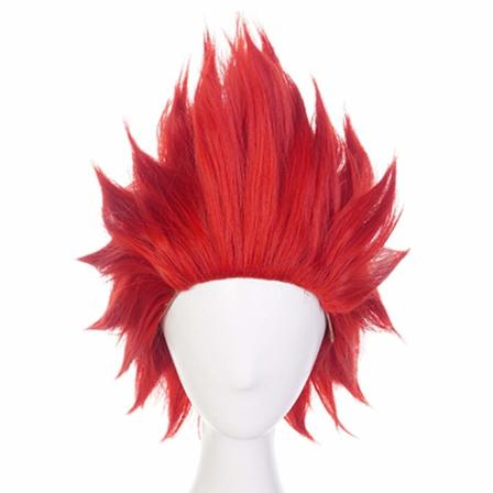 Lämmönkestävä synteettinen peruukki Anime-faneille Cosplay Kirishima Eijiro--
