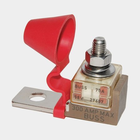 Fuse Holder BEP Marine Marine Rated Battery Fuse Holder, for 1 block fuse, M8, 58 V DC, 30 - 300 A