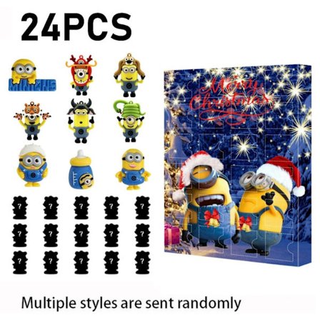 Julekalender med Minions-tema 2024 - Overraskelsesgave{FY}