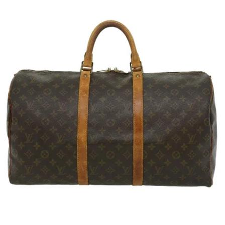 Louis Vuitton Vintage, Pre-owned Canvas louis-vuitton-bags Bruin, Dames, Maat:ONE Size