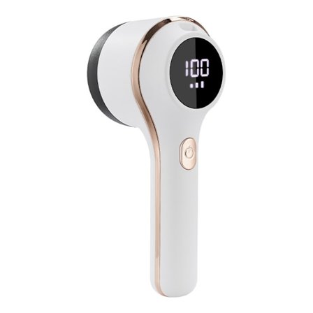 Luddborttagare, med 3 hastighetsinställningar och ett 6-bladigt huvud, Vit