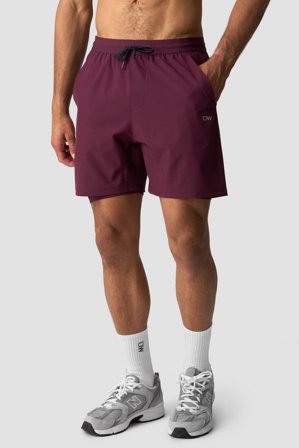 ICANIWILL - Workout 2-in-1 Shorts Men Dark Mahogany - Shortsit - Miehet - Treenivaatteet ICIW:ltä
