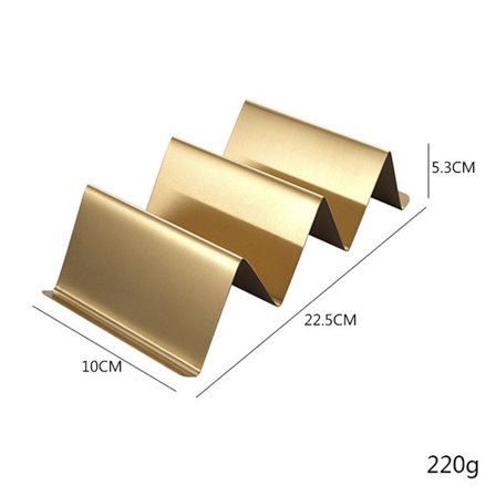 Pannkaksställ i rostfritt stål Tacoställ i metall Pannkaksbricka med handtag Grill Diskmaskin