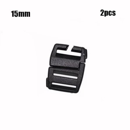 2 stk Webbing strop spænde skyder fastener 6 6