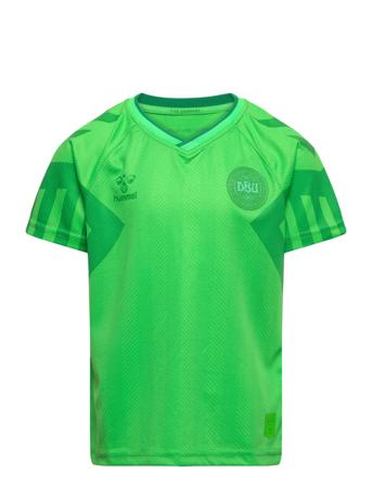 Dbu 22 Gk Jersey S/S Kids T-shirts Football Shirts Grøn Hummel