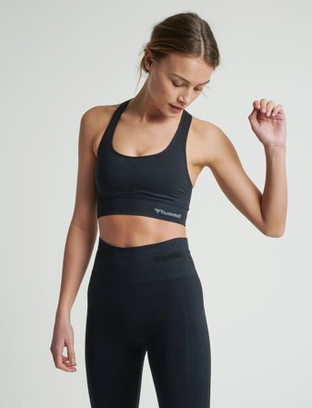Hummel Hmltif Seamless Sports Top - Black - S