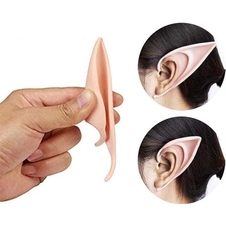 Halloween Alvöron Elf Öron Lösöron Låtsasöron Stora Tomtenisse Rosa One Size