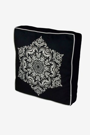 Wallity - Istuintyyny 42 x 42 cm - Musta - Istuintyynyt - - Homeroom