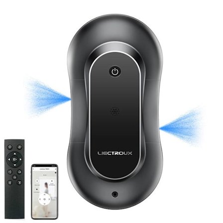LIECTROUX Ikkunanpesurobotti YW810 - APP-ohjaus - Kaksoissuihkutus - 10 Liinaa