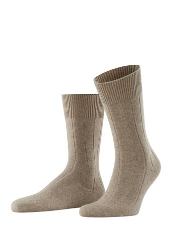 Falke Lhasa Rib So Underwear Socks Regular Socks Beige Falke*Betinget Tilbud
