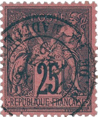 Frankrig 1878 - YT 91 - Stemplet