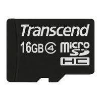 Transcend flashminnekort - 16 GB - microSDHC