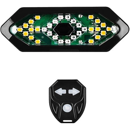 Cykelblinkers med Trådlös Fjärrkontroll LED Bakljus Baklampa med Blinkande Signal