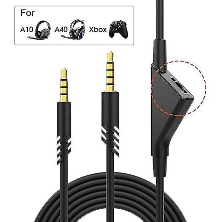 Ersättningskabel för Astro A10 A40 A30 G233 Gaming Headset Kabel Hfmqv