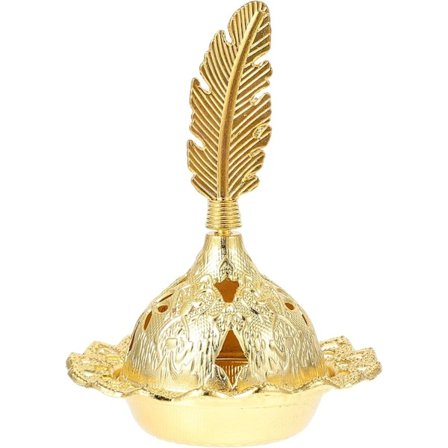 Arabisk Røkelsesbrennerholder kompatibel Bakhoor Oud Røkelsespinner Krystall Franki