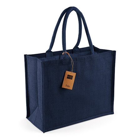 Westford Mill Classic Jute Shopper Bag (21 liter) One Size Nav