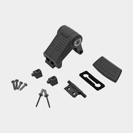 Cerniera a frizione per boccaporto, nero, compatibile con Lewmar Low & Medium Profile