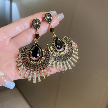 Örhängen Scalloped Drop Örhängen Hänge Boho Vinta Sling Örhängen