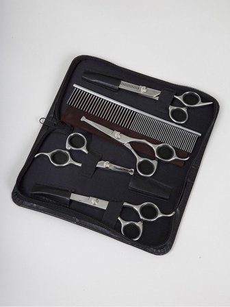 nordog Professionelt Saksesæt Sort, Tøj & Bolig, Tilbehør Til Kæledyr, Hundeklippere