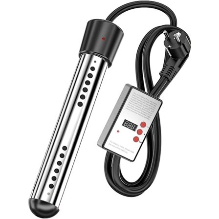 2500W Elektrisk Spandvarmer med Automatisk Slukketimer Vandvarmer til EU-stik-FX-