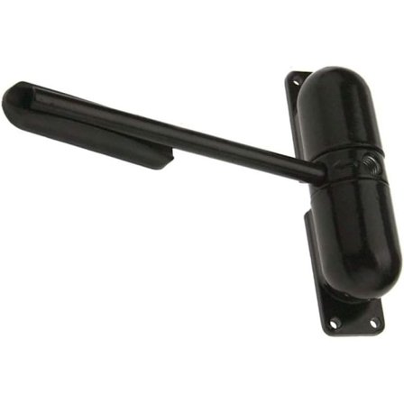 Automatisk dörrstängare i tungt utförande, justerbar fjäderbelastad hydraul