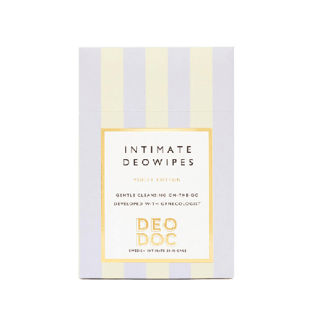 DeoDoc Intim DeoWipes (10st) – Violet Cotton Dam 10 ST