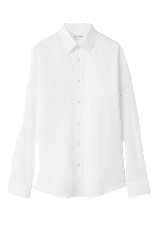 Tiger of Sweden Adley C Shirt Stand-Up Collar Skjortor Herr Vit 41