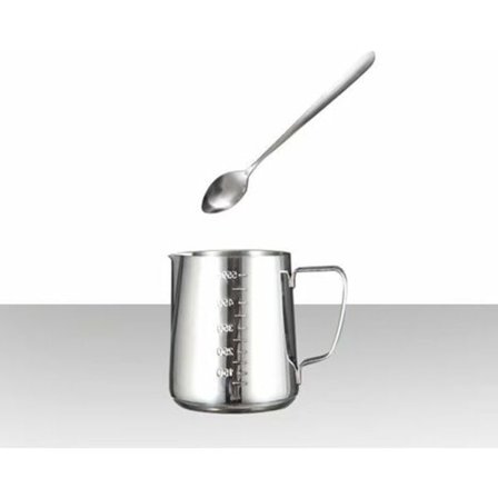 Lysfremstillingskande 1000 ml i rustfrit stål Smeltekande Vokskande Lysfremstillingsstartsæt Drypfri tud Beholder