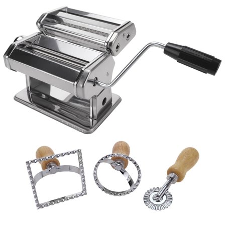 Essentials Pastamaskin + Ravioliverktøy - Kjøp kjøkkenmaskin hos Bakeren og Kokken