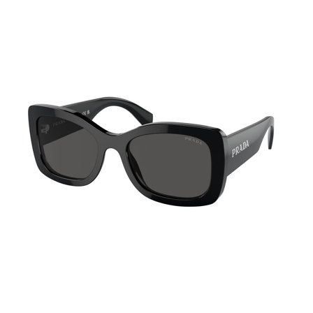 Prada -Aurinkolasit - Black Rectangular - Prada PR A08S 1AB5S0 5620