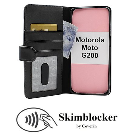 Skimblocker Plånboksfodral Motorola Moto G200