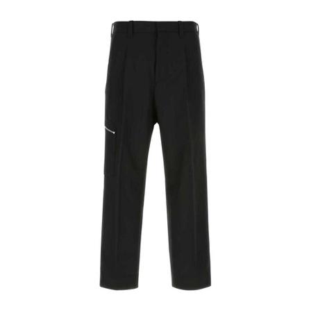 Oamc, Straight Trousers Zwart, Heren, Maat:W32