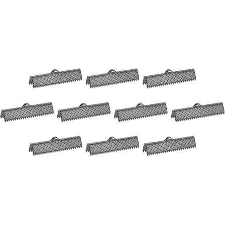 280 st Bandklämma Ändar, 30mm Bokmärkesklämma Ändar, Sladdändar