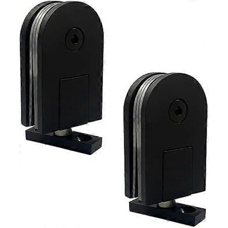 Rammeløse glasdørhængsler 360 graders drejelig glasdørhængsel glasklemmer udstillingsvindue brusetilbehør leje 35 kg egnet til 5-12 mm hærdet glas