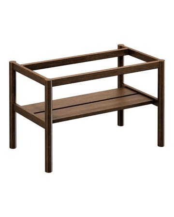 Gustavsberg Ducentic GB71DCLF80AW Benställning 80 cm, brun ek Brun ek, Badrum